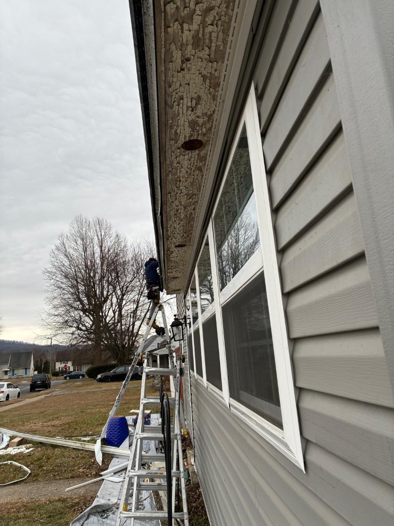 Soffit Repair & Gutter Install in Delaware Service Area